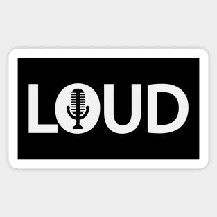 Loud artistic design Sticker